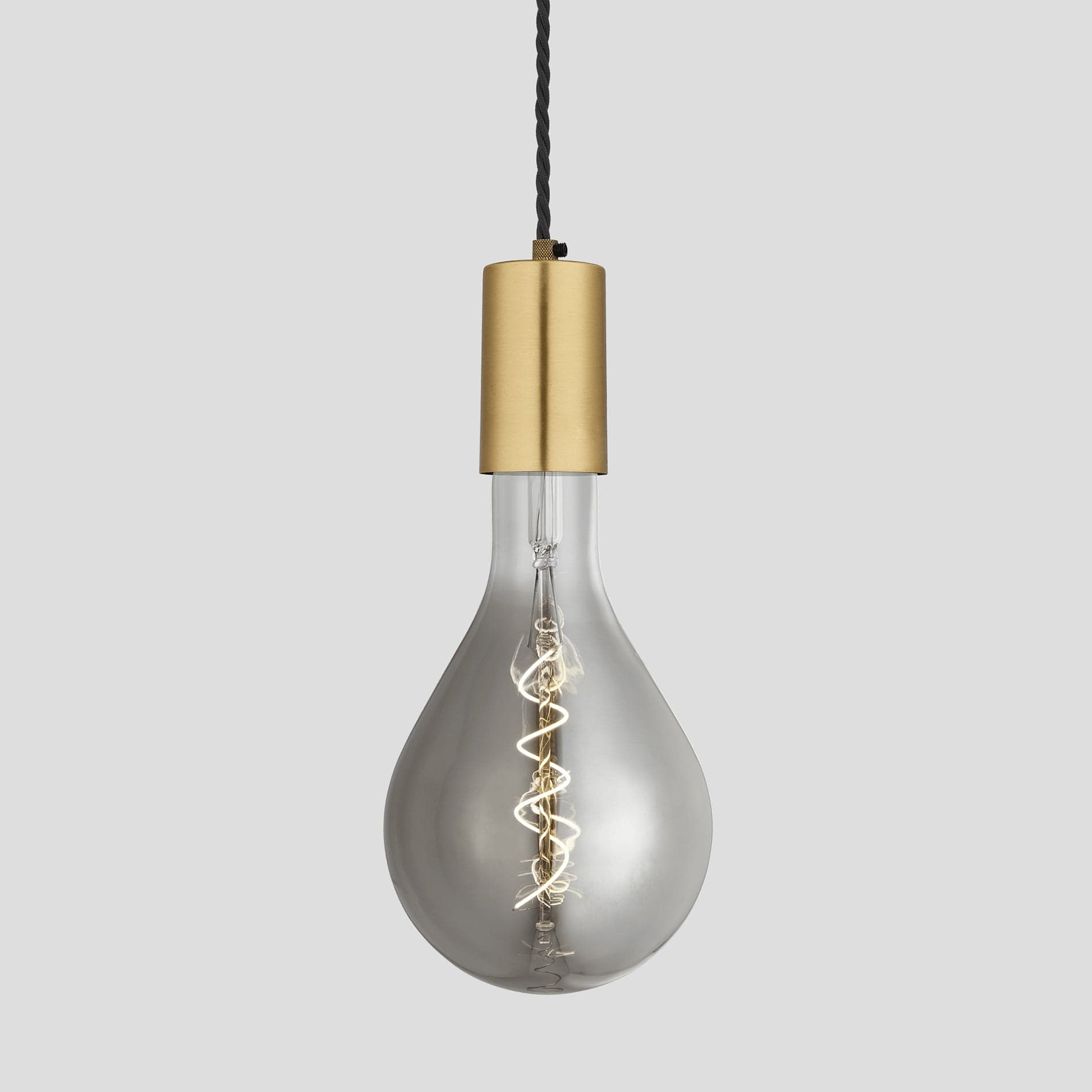 Sleek Large Edison Pendant - 1 Wire – Brass Industville SL-LE1WP-B