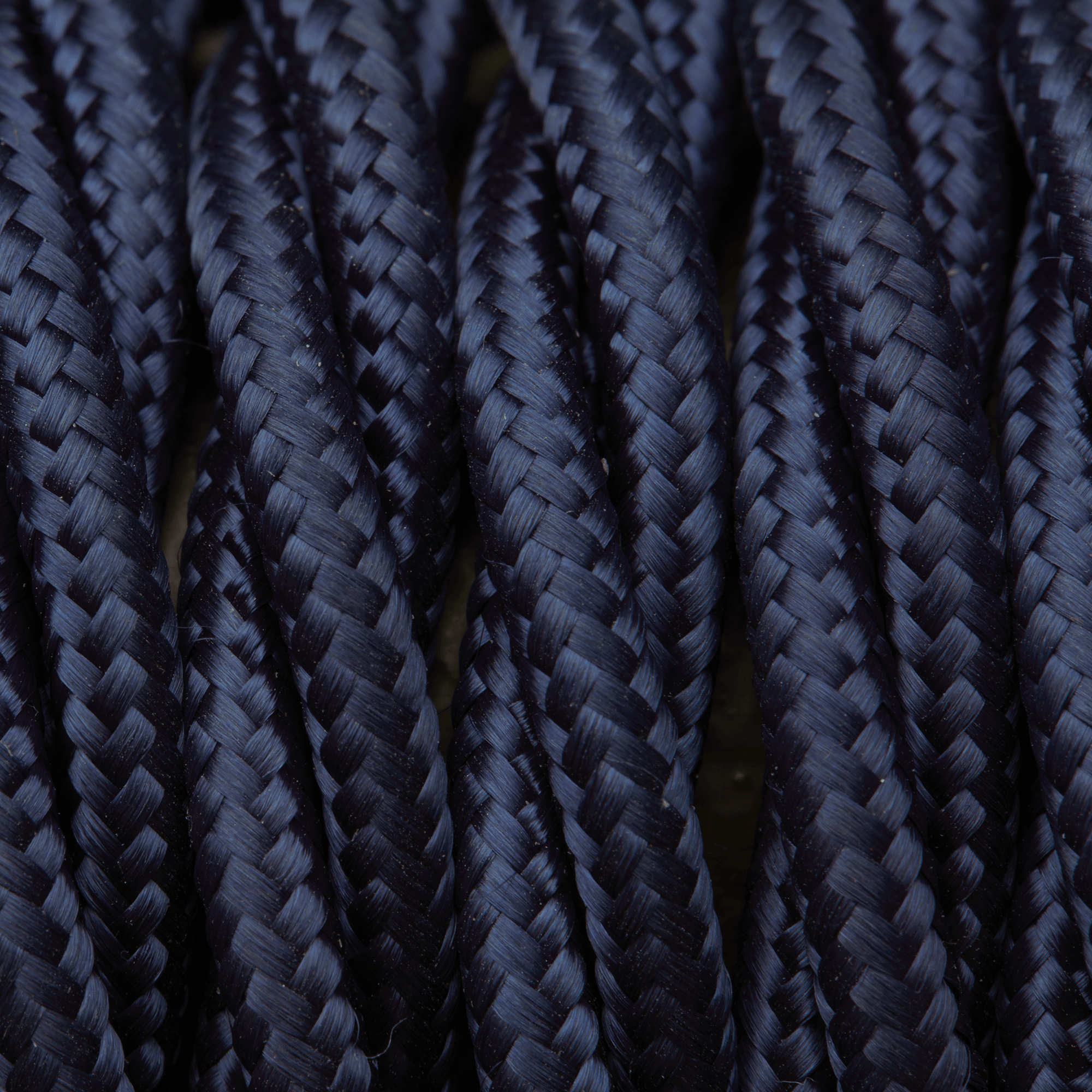 Dark Blue Twisted Fabric Flex - Braided Cloth Cable Lighting Wire Industville FL-T-DBL
