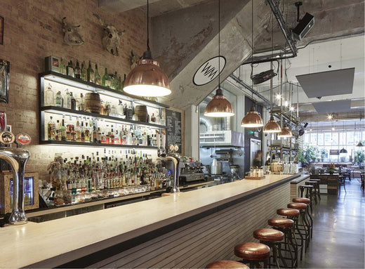 Vintage Industrial Restaurant Design Inspiration | Interior design Ideas