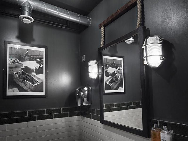 Commercial Washroom Interior Design Lighting Trends