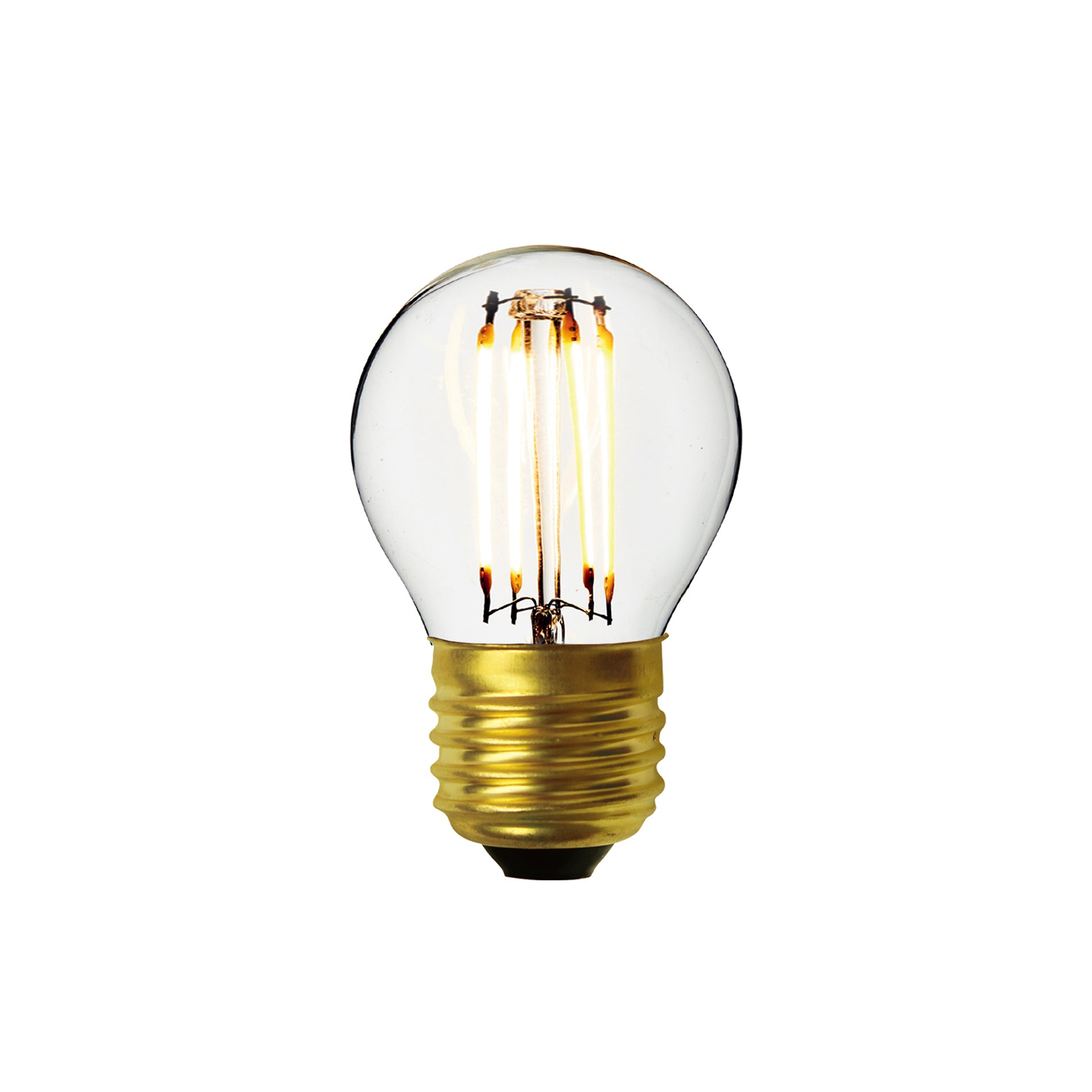 Vintage LED Edison Bulb - 4W E27 Golf Ball G45 - Clear