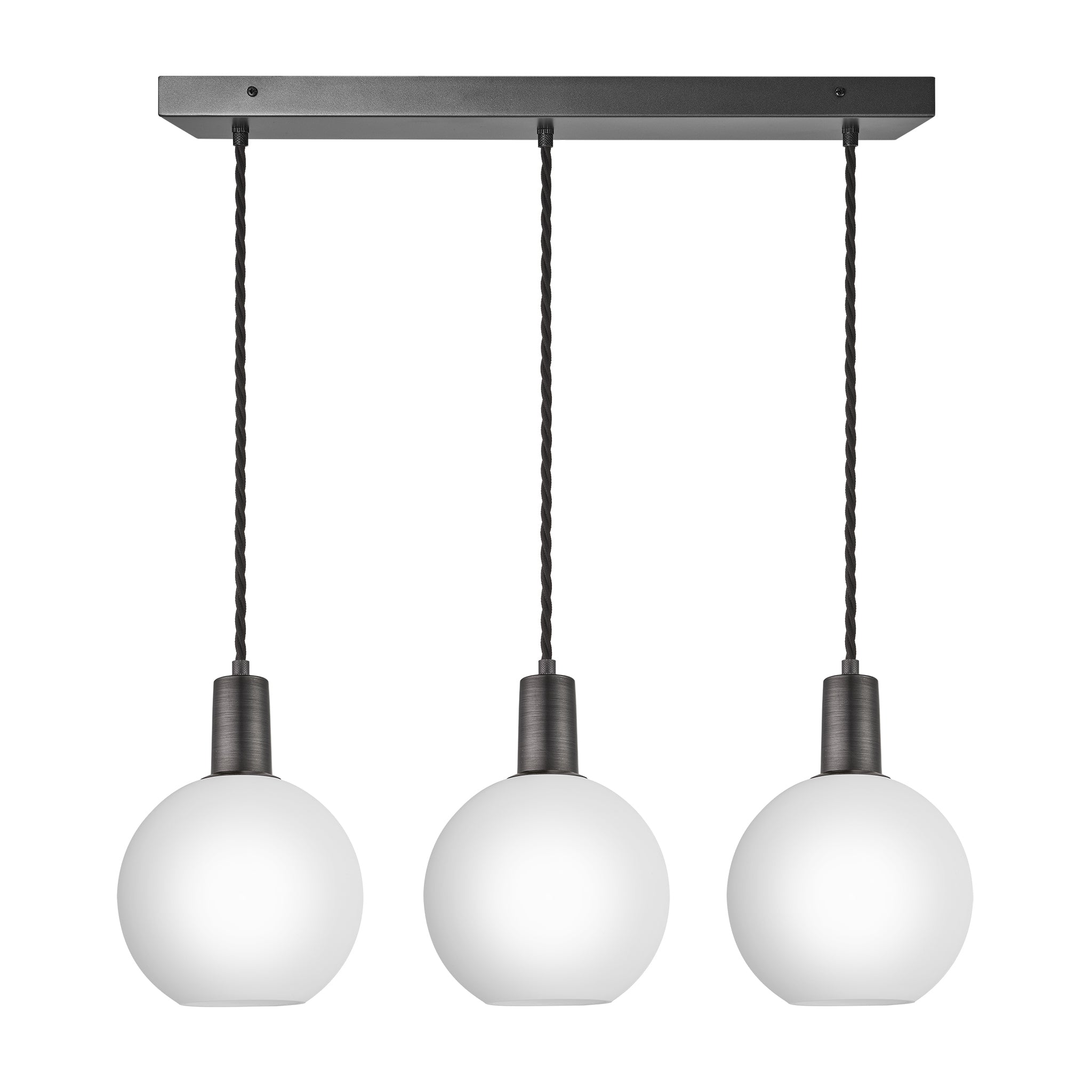 Sleek Metal & Glass Globe Cluster Light | Trade Pricing