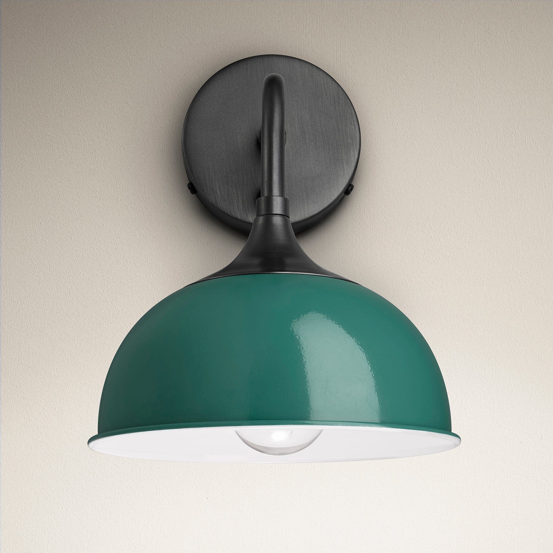 Chelsea Dome Wall Light - 8 Inch - Turquoise Industville