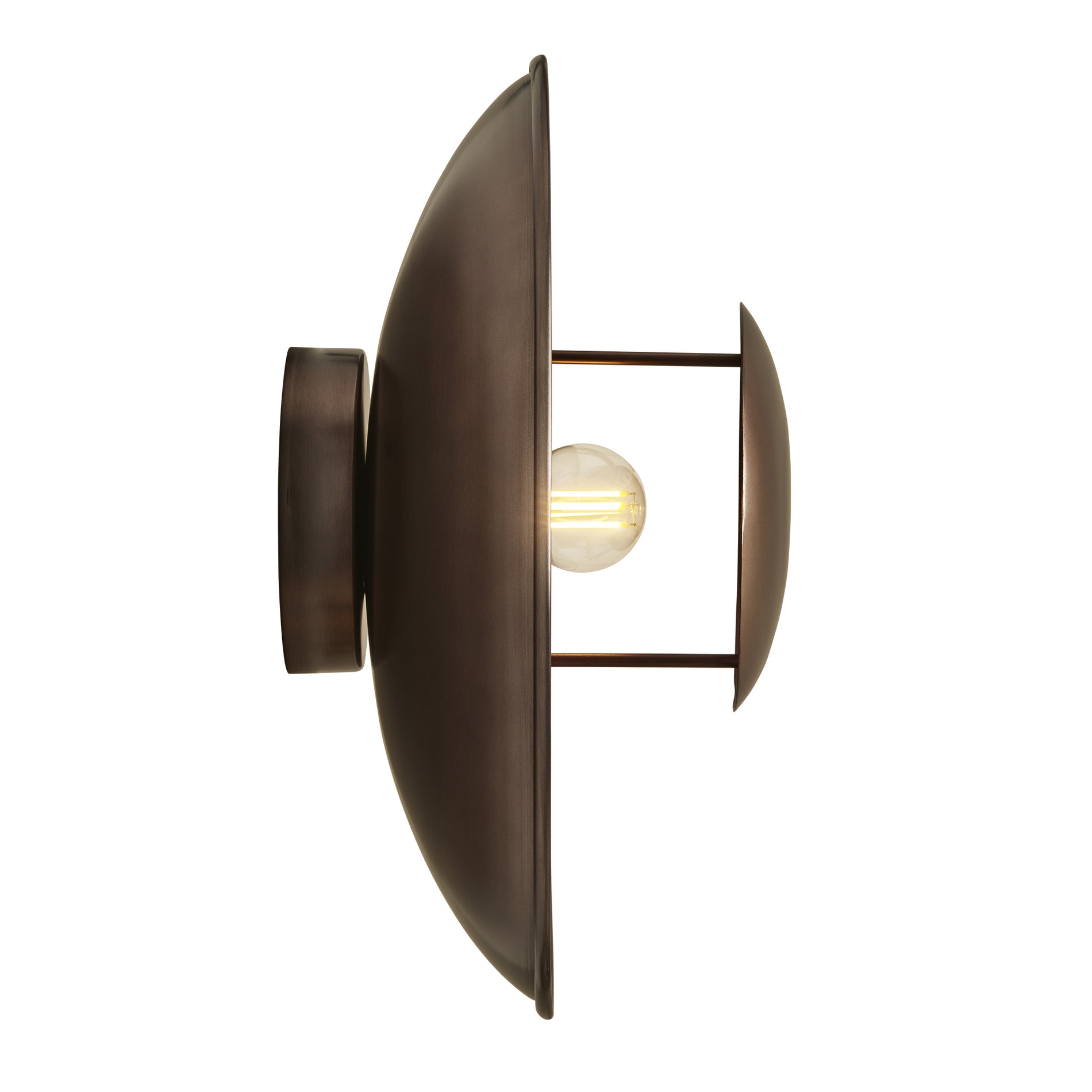 Boston Round Metal Diffuser Wall Light | Industville - Industville