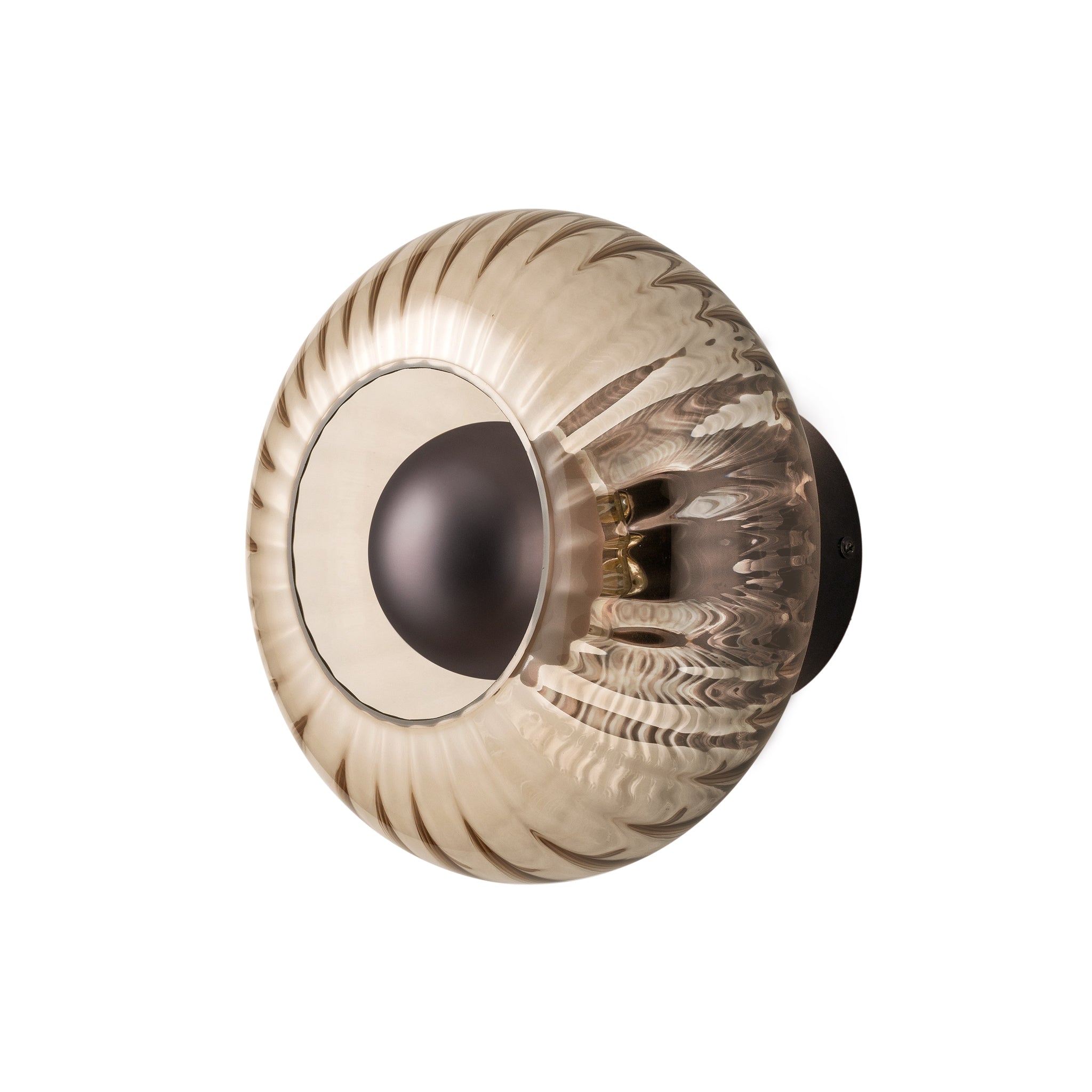 Chelsea Glass Round Diffuser Wall Light Flush Mount| Industville