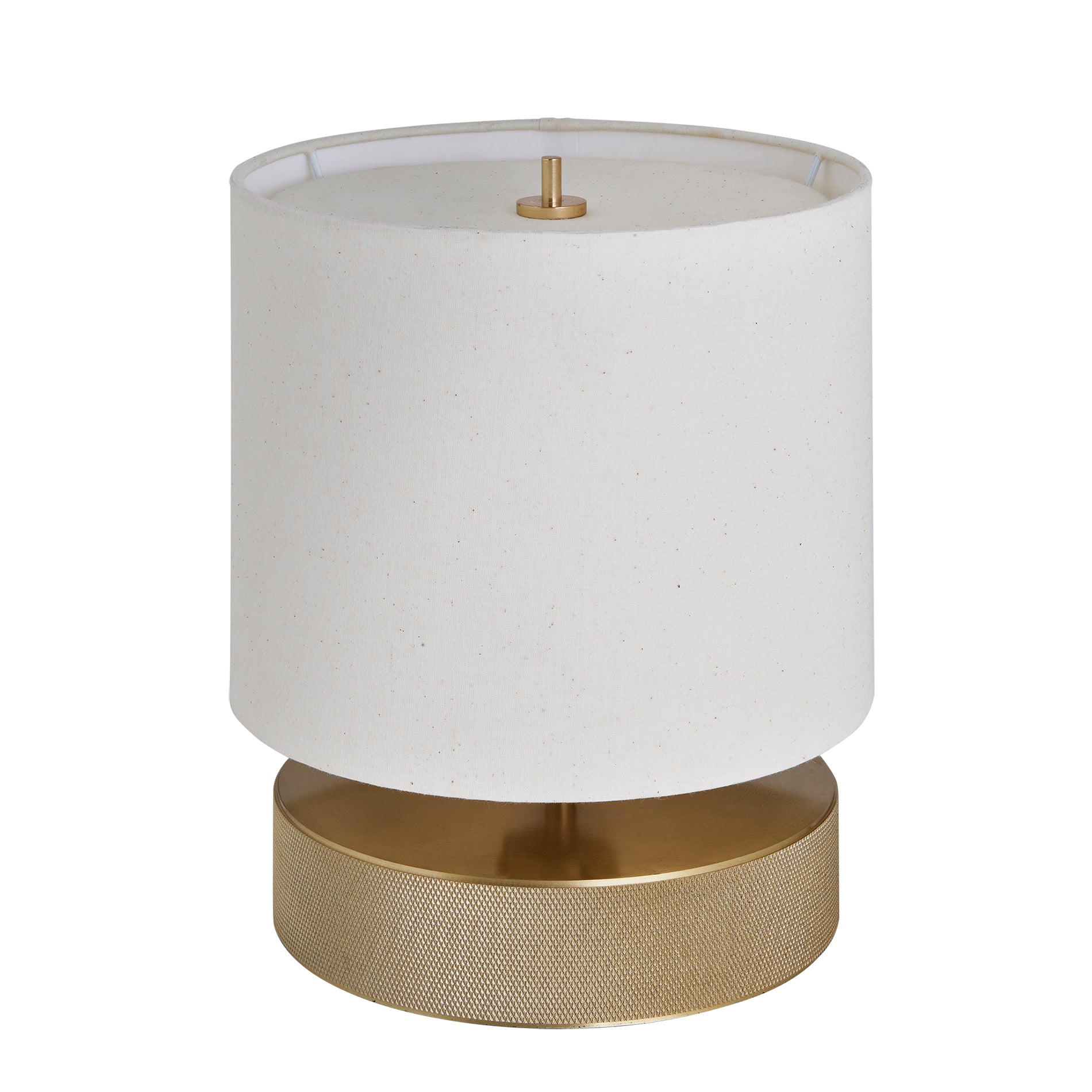 Table Rump Light Knurled Metal Round Table Lamp | Official Store