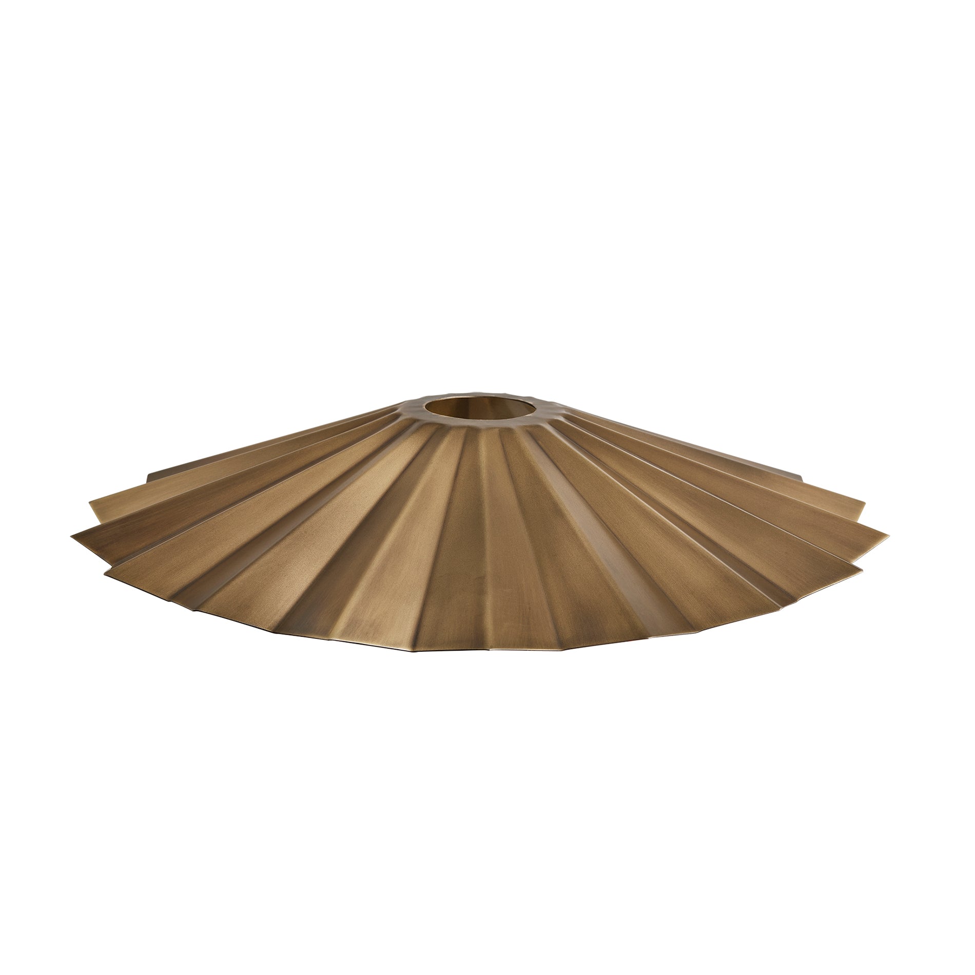 Pleated Metal Slope Shade | Fast Delivery