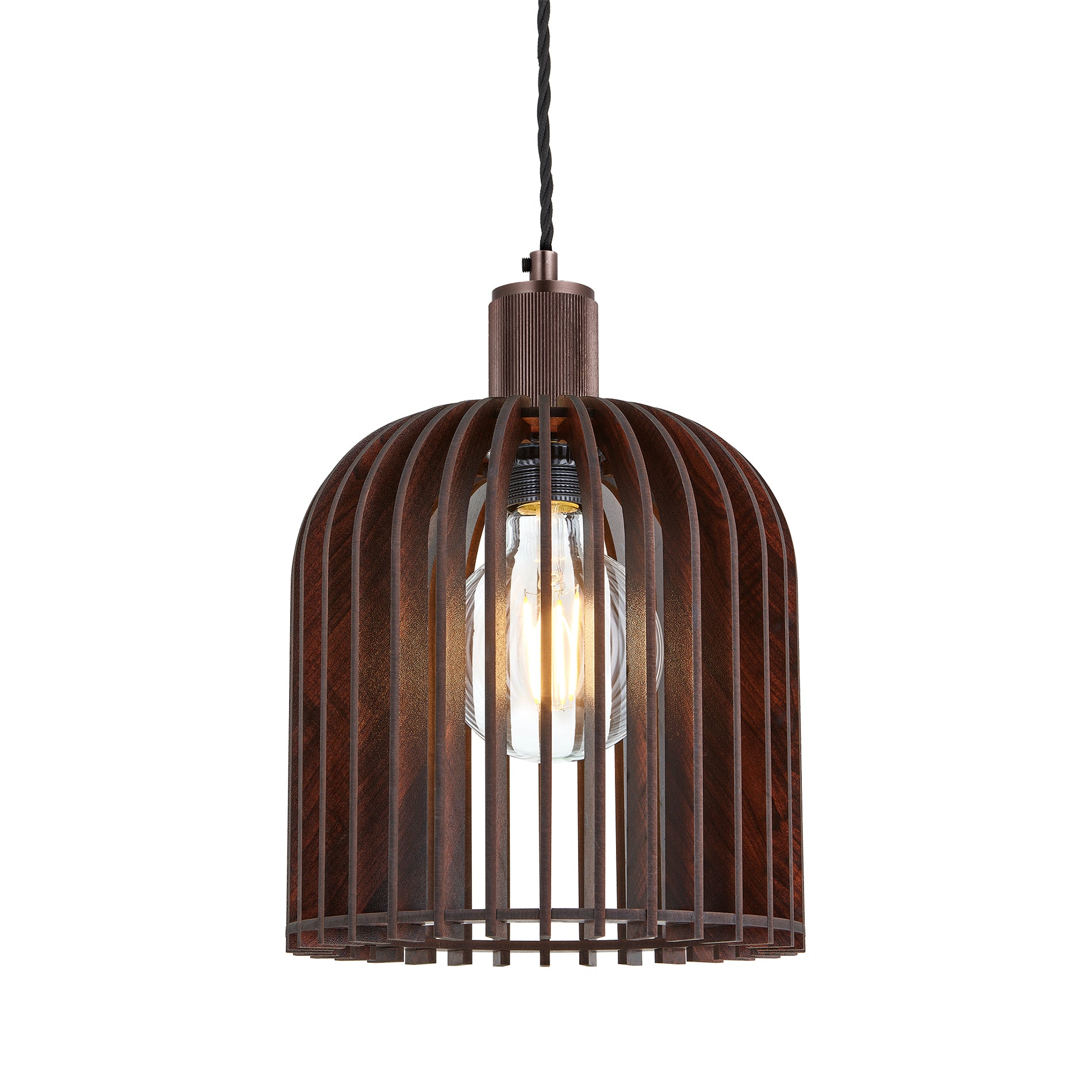 Light Rift Rift Wood Cone Pendant Light | Trade Pricing