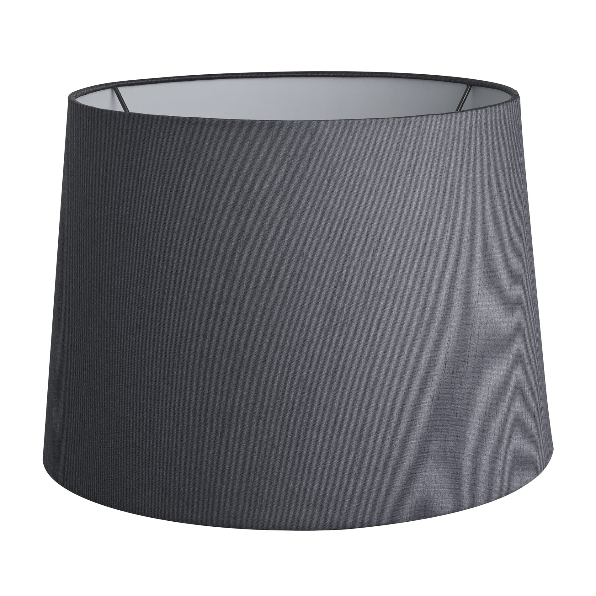 Empire - Large - Grey Dupion Silk - Lampshade Only Industville EM-L-GRDS-LSO