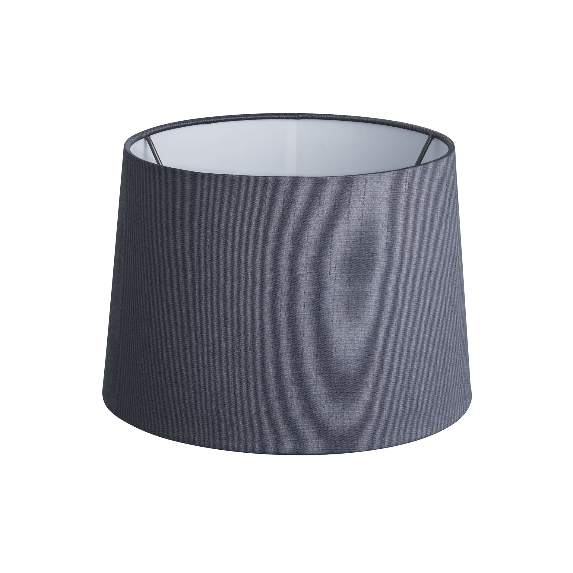 Empire - Small - Grey Dupion Silk - Lampshade Only Industville EM-S-GRDS-LSO