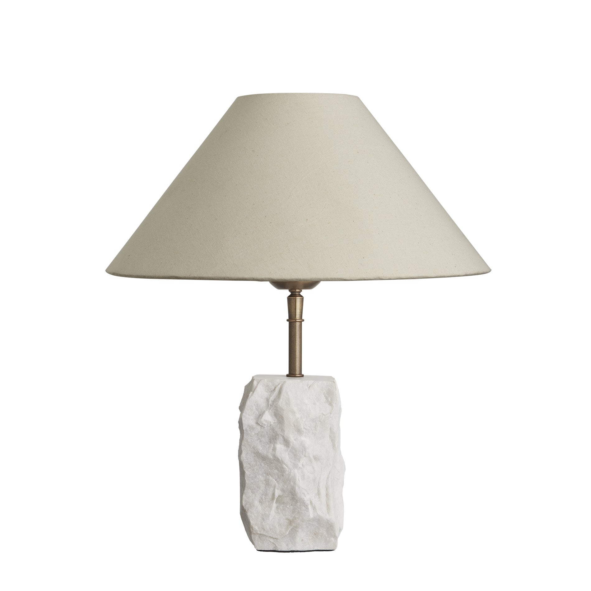 Marble Small Ridge Table Lamp - White - Free delivery with purchase ...