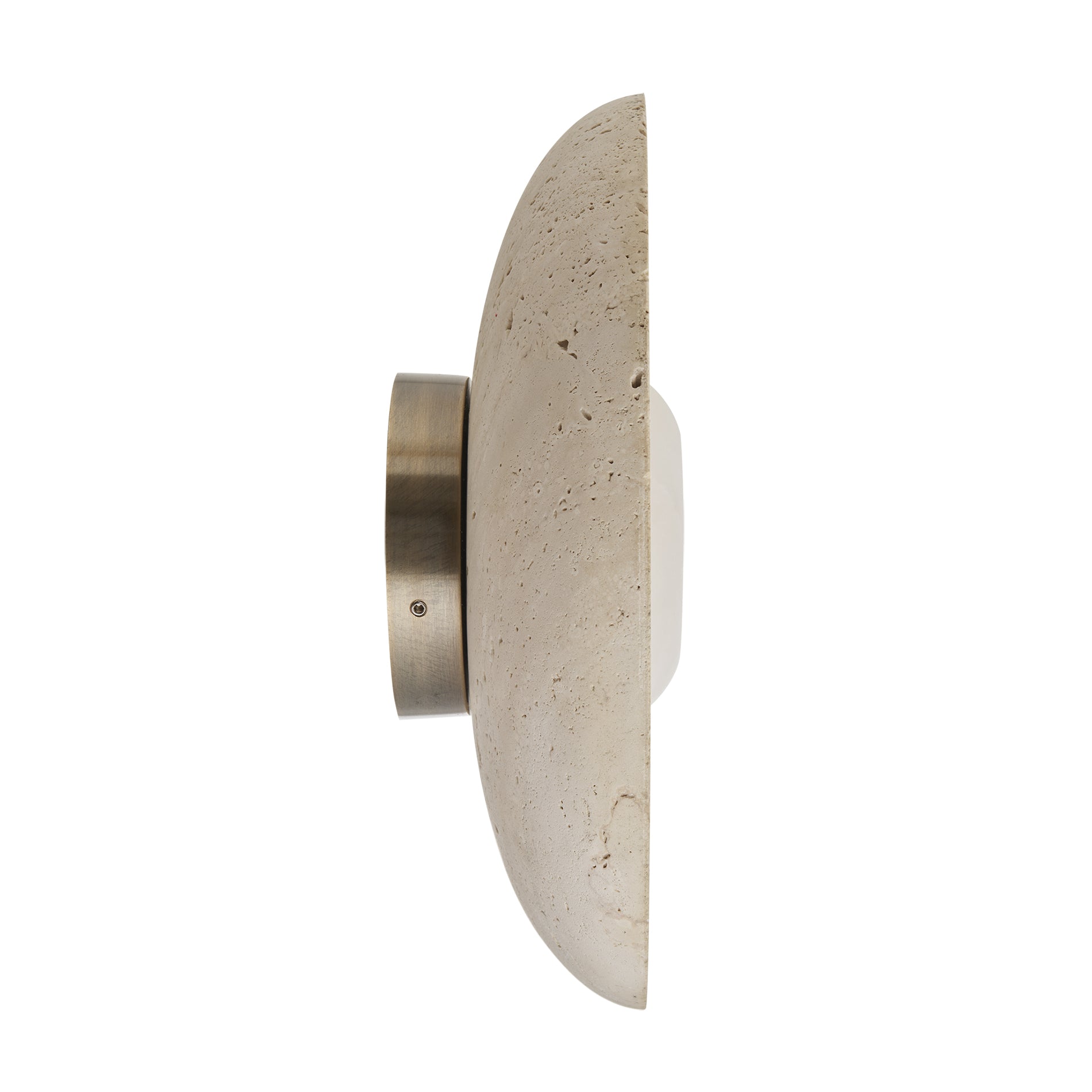 Travertine & Alabaster Wall Light - 10 inch - Natural | Free shipping ...