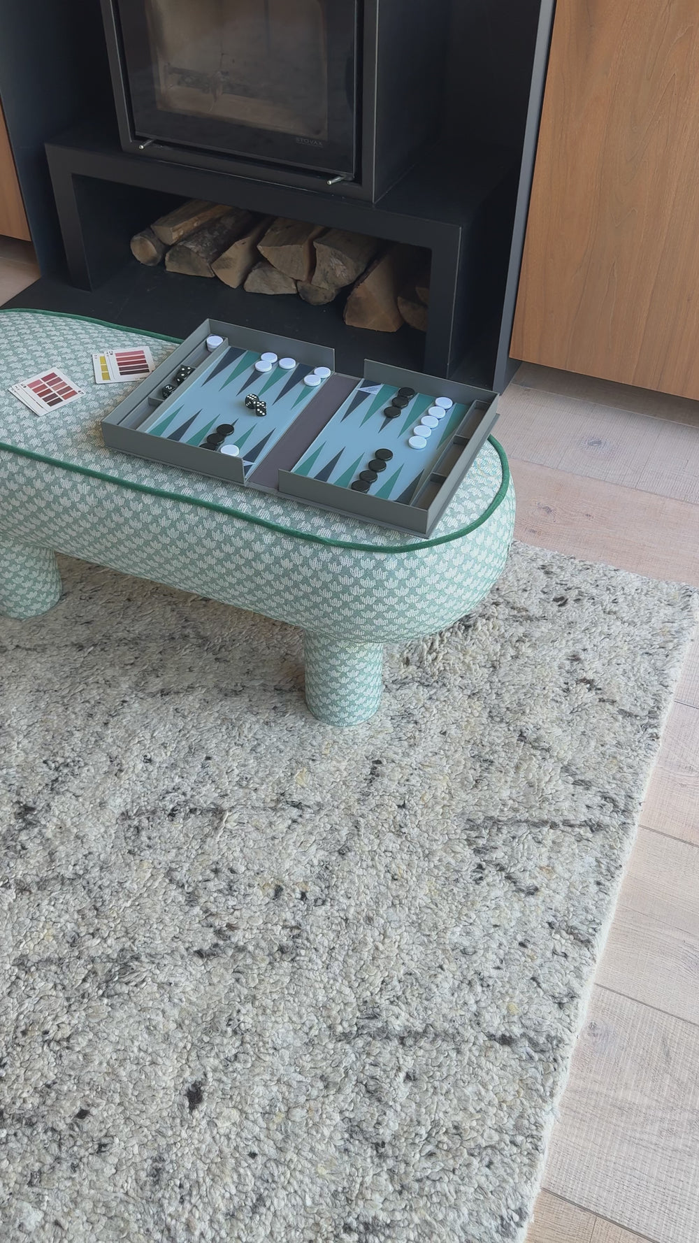 Braco Hand Tufted Wool Rug in Cream & Grey with Measurements 170 x 240 cm, Product Code RG-24-HKSW-CR-GR-L