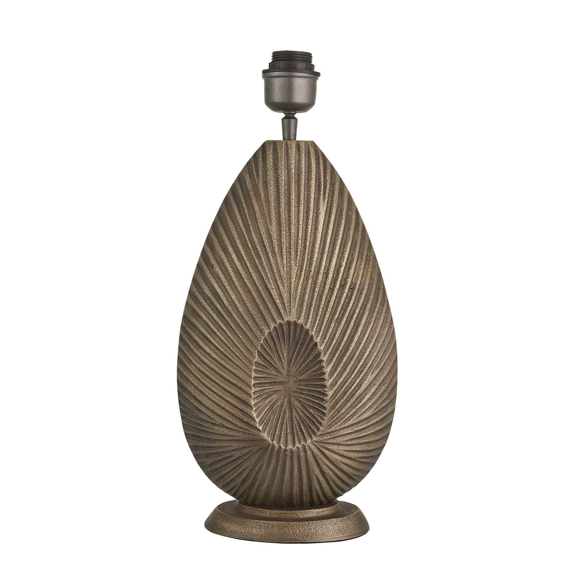 Ornate Tulip Table Lamp - Brass - Base Only Industville ORN-TUTL-B-BO