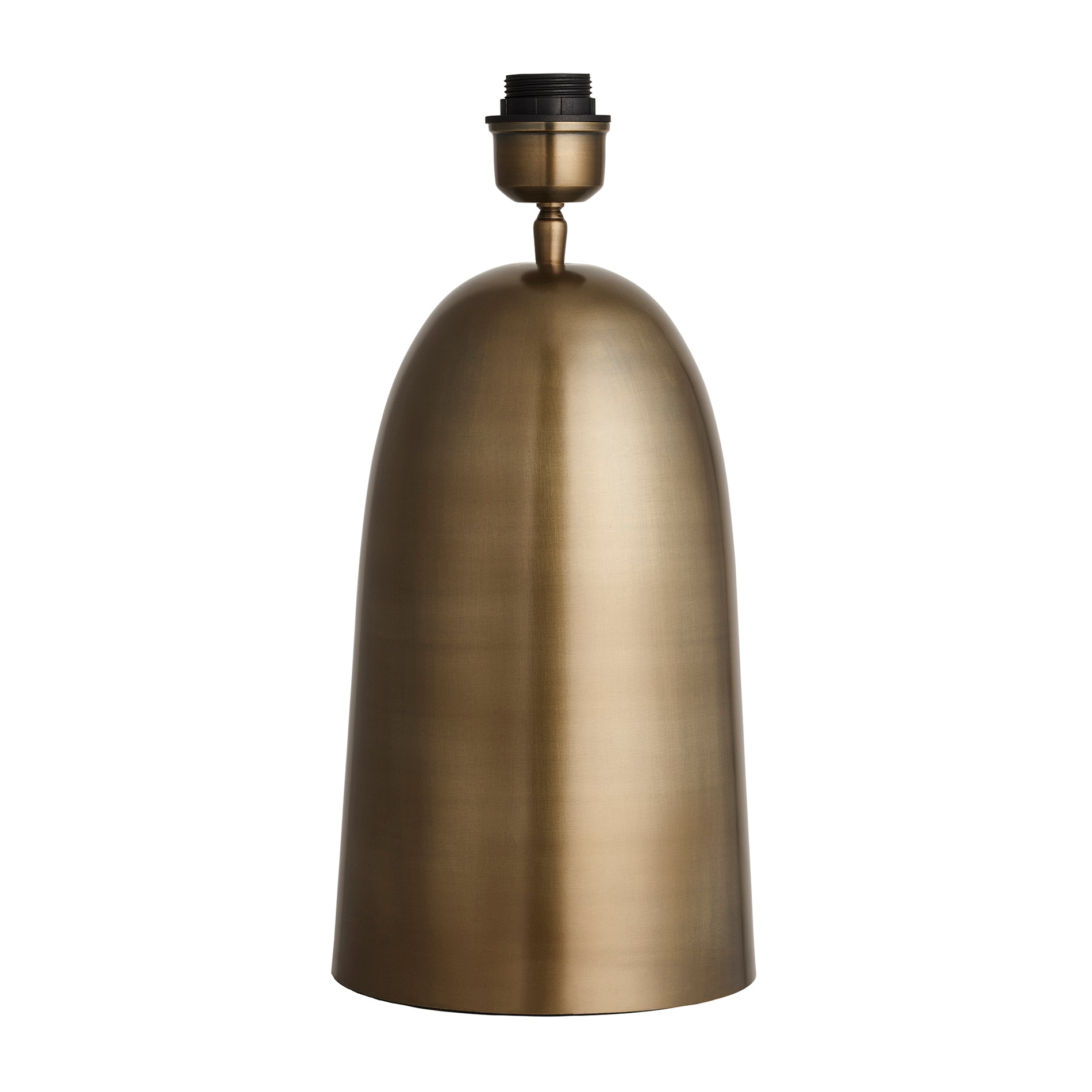 Pillar Geometric Bell Table Lamp - Brass - Base Only Industville PIL-GE-BLTL-B-BO