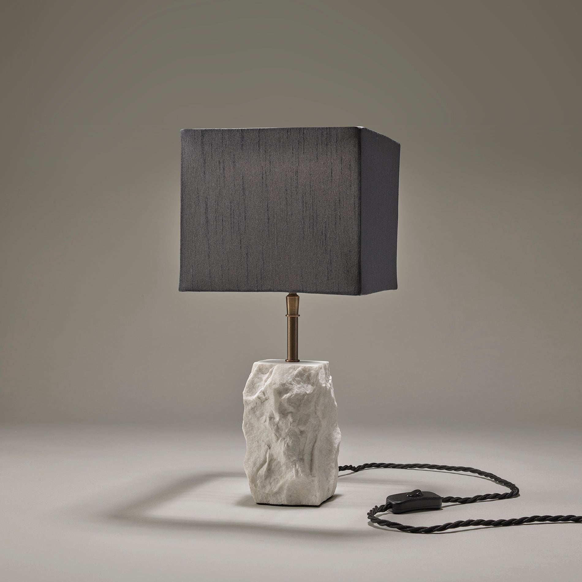 Marble Small Ridge Table Lamp - White - Free delivery with purchase ...
