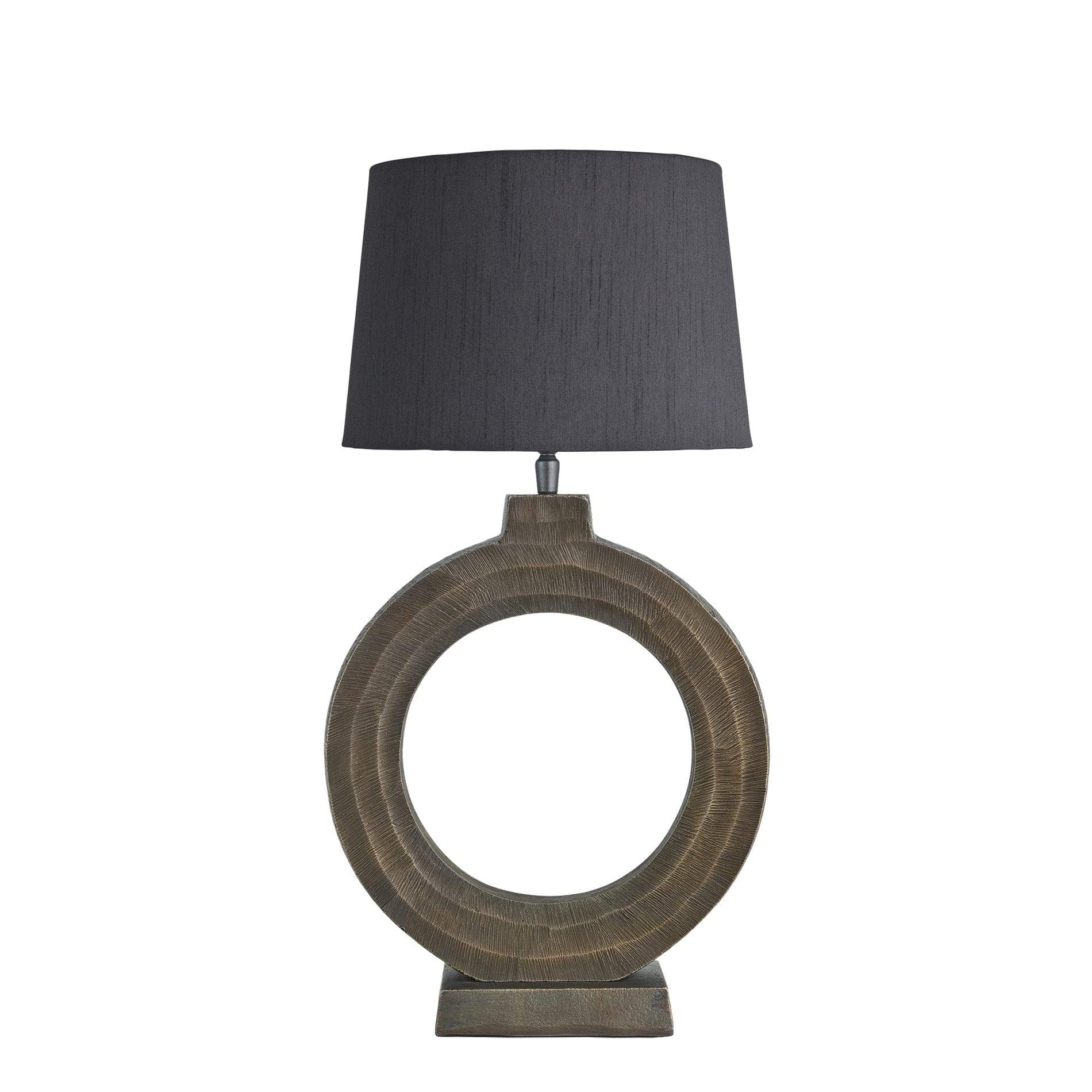 Ornate Circle Table Lamp - Brass Industville ORN-CITL-B-GR-SEM