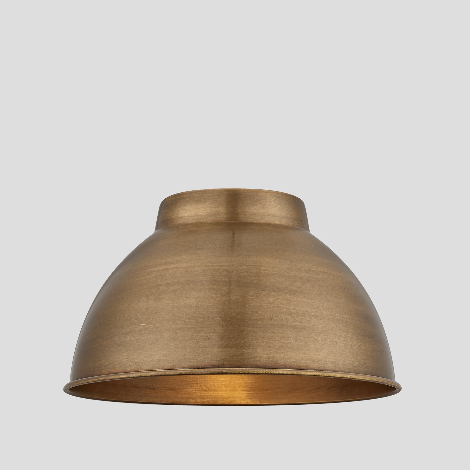 Dome - 13 Inch - Brass - Shade Only Industville D13-B-SO