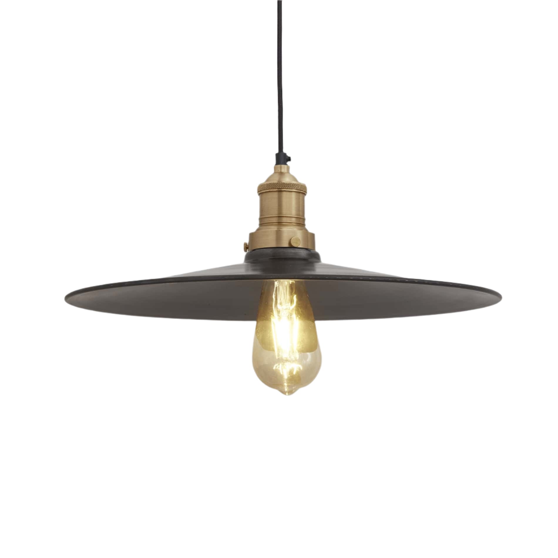 Brooklyn Metal Flat Pendant Light | Fast Delivery