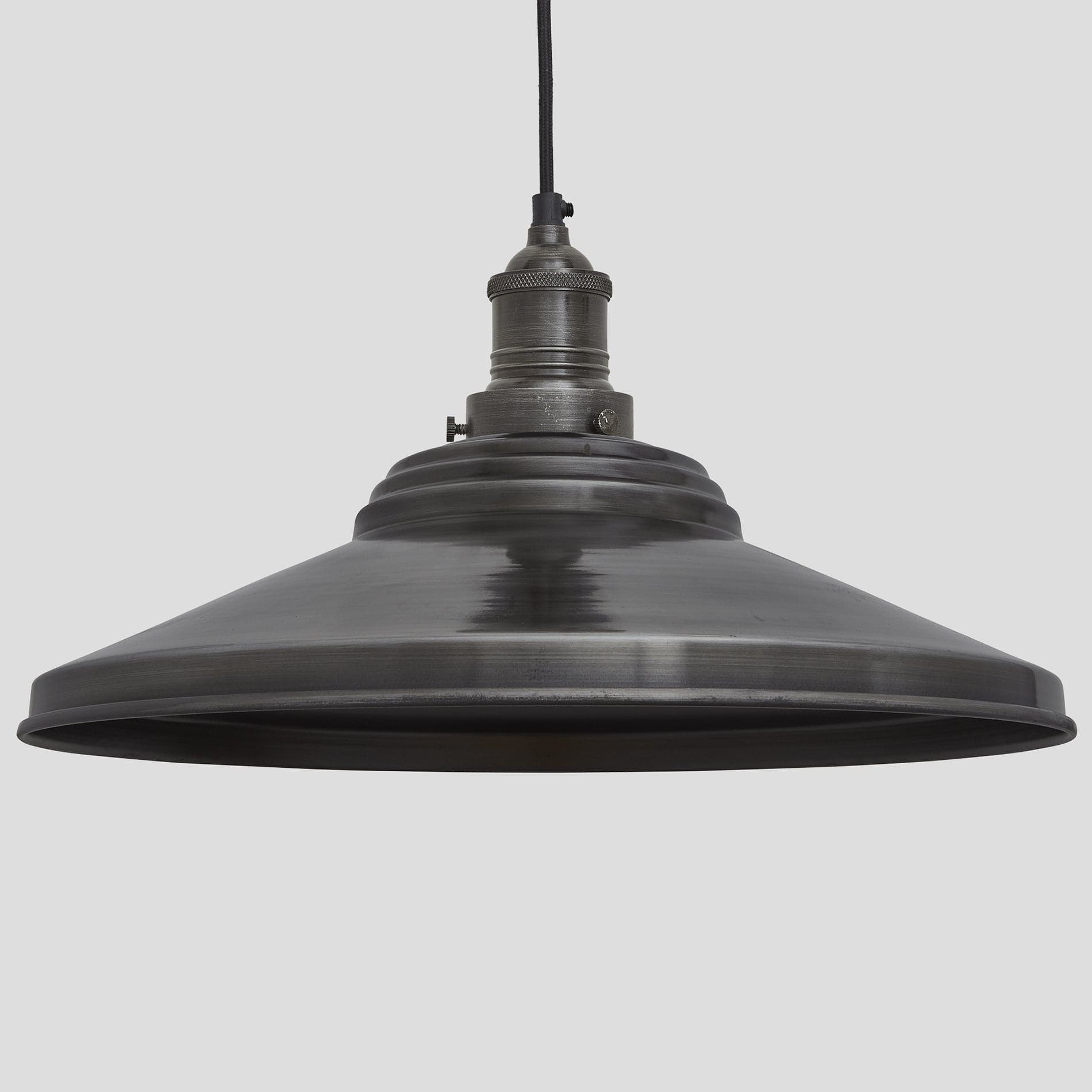 Brooklyn Giant Step Pendant - 18 Inch - Pewter Industville BR-GSP18-P-PH