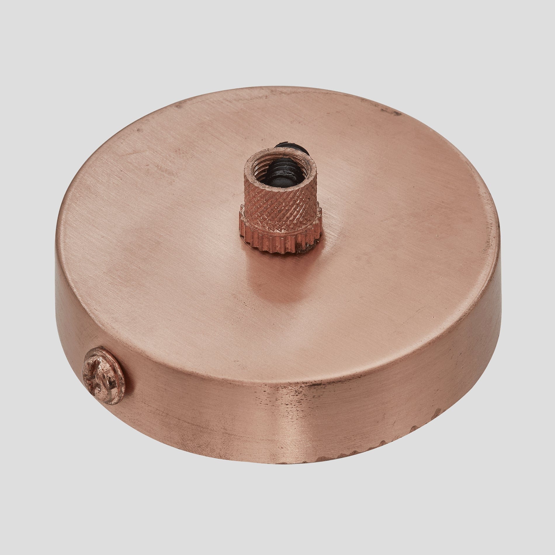 Small Ceiling Rose - 1 Outlet - Copper Industville SCR1O-C