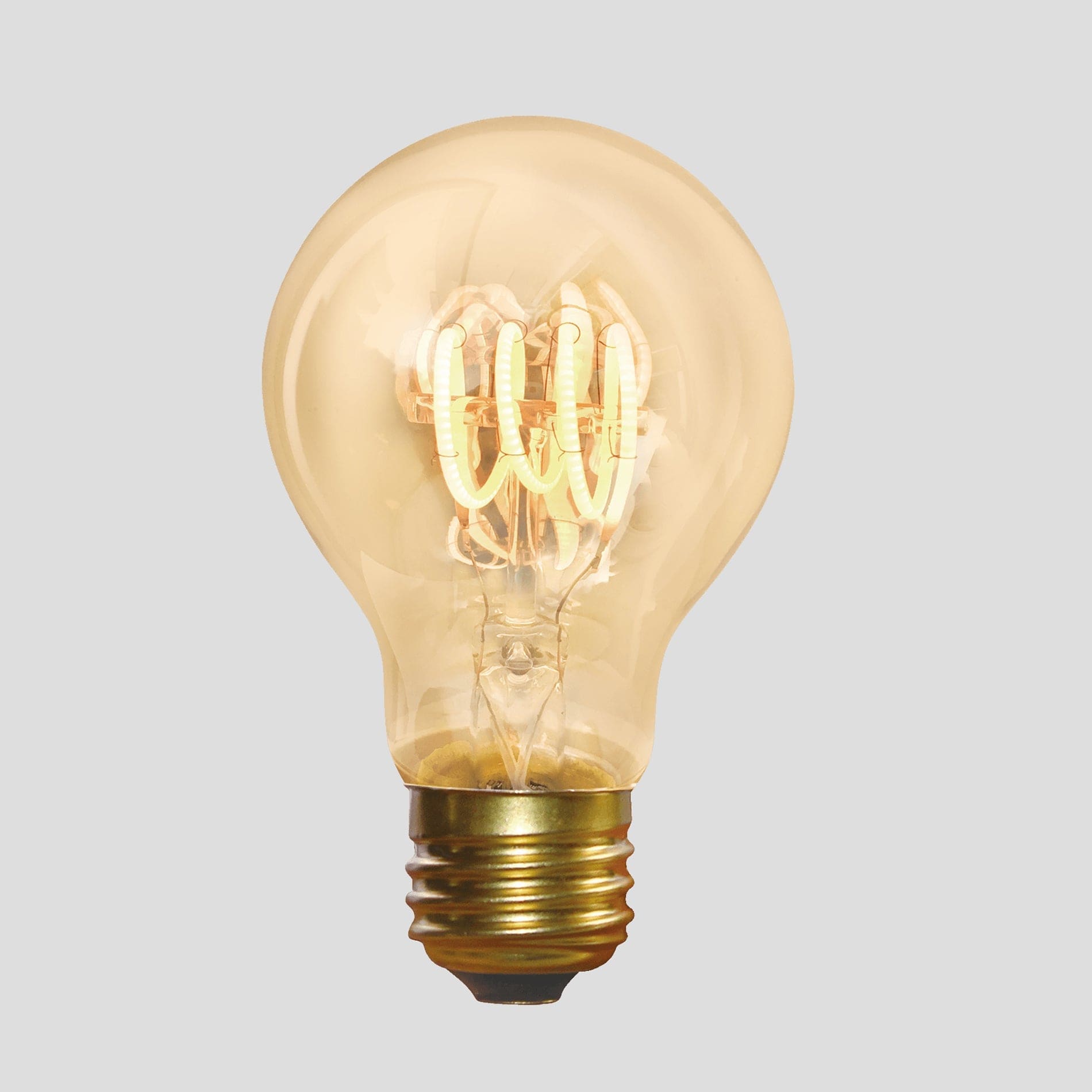 Vintage LED Spiral  Edison Bulb - 5W E27 Classic A60 Industville A60-SP-5W-A
