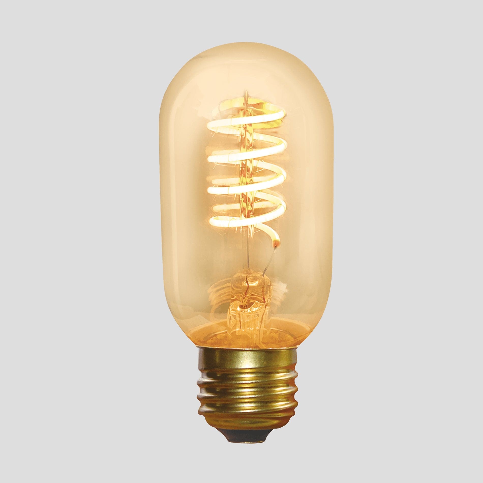 Vintage LED Spiral  Edison Bulb - 5W E27 Tube T45 Industville T45-SP-5W-A