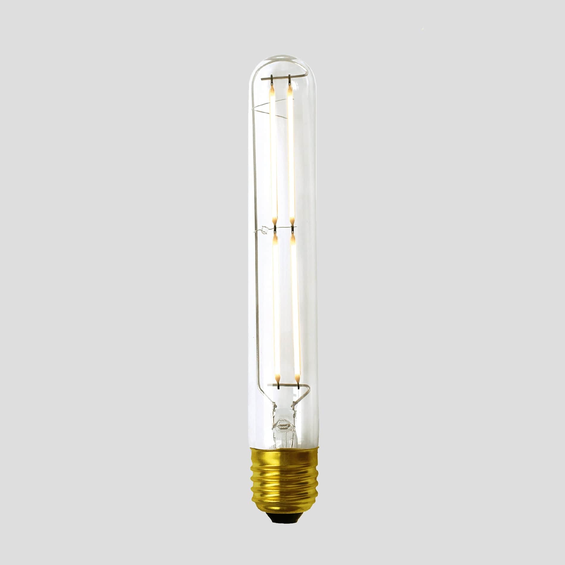 Vintage LED Edison Bulb Old Filament Lamp - 7W E27 Cylinder T30 Industville T30-7W-C