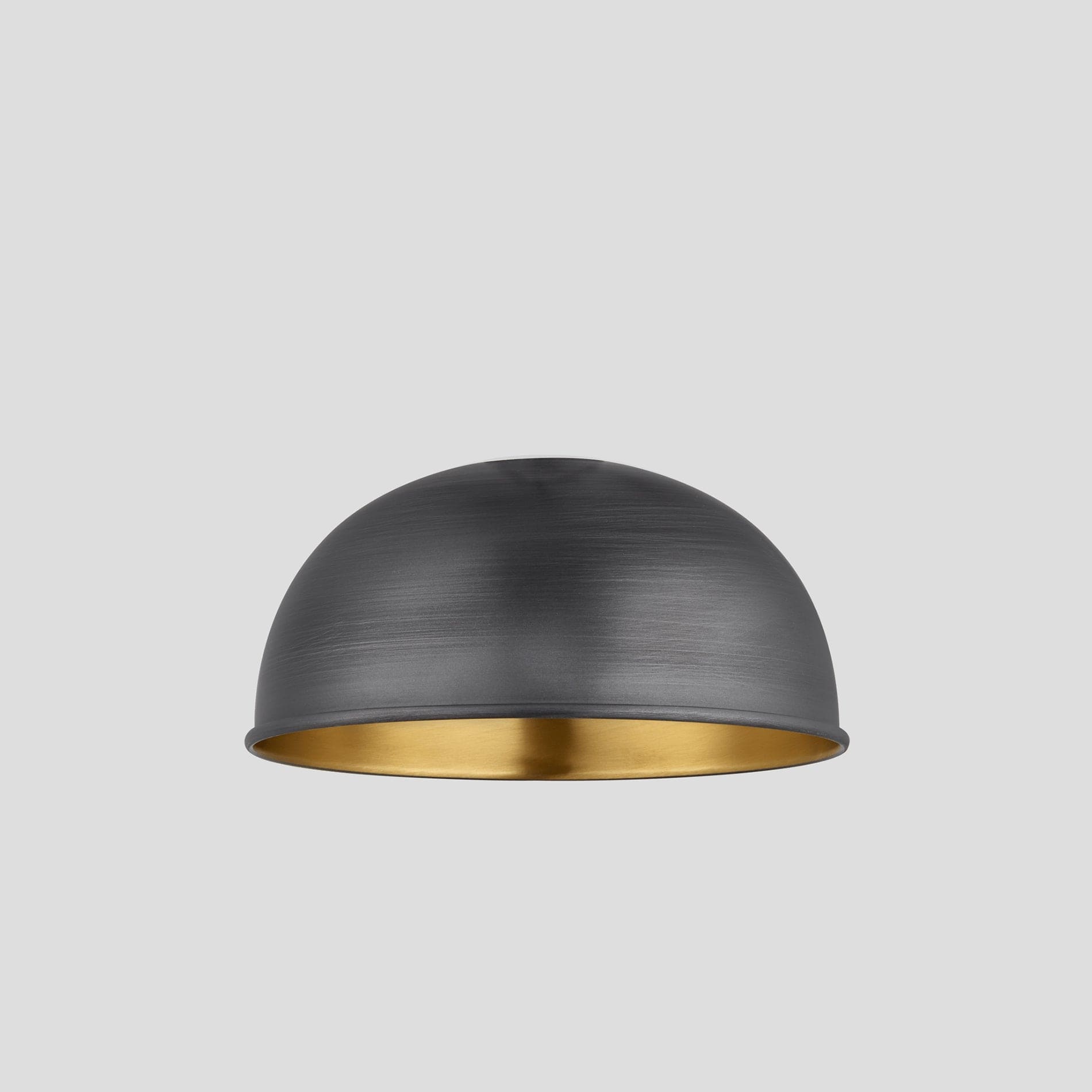 Dome - 8 Inch - Pewter & Brass - Shade Only Industville D8-BP-SO