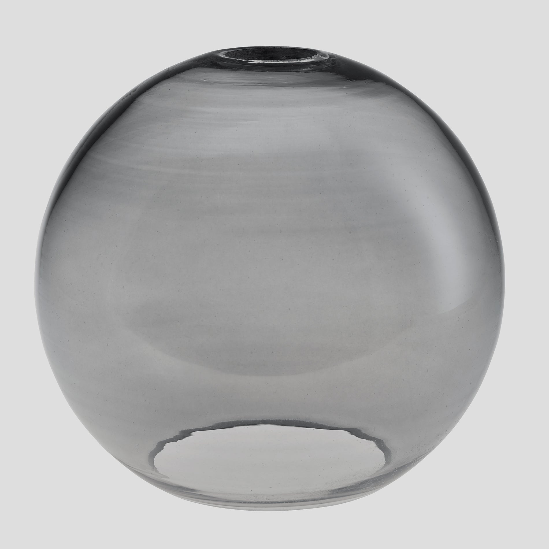 Tinted Glass Globe - 9 Inch - Smoke Grey - Shade Only Industville TGL-GL9-SG-SO