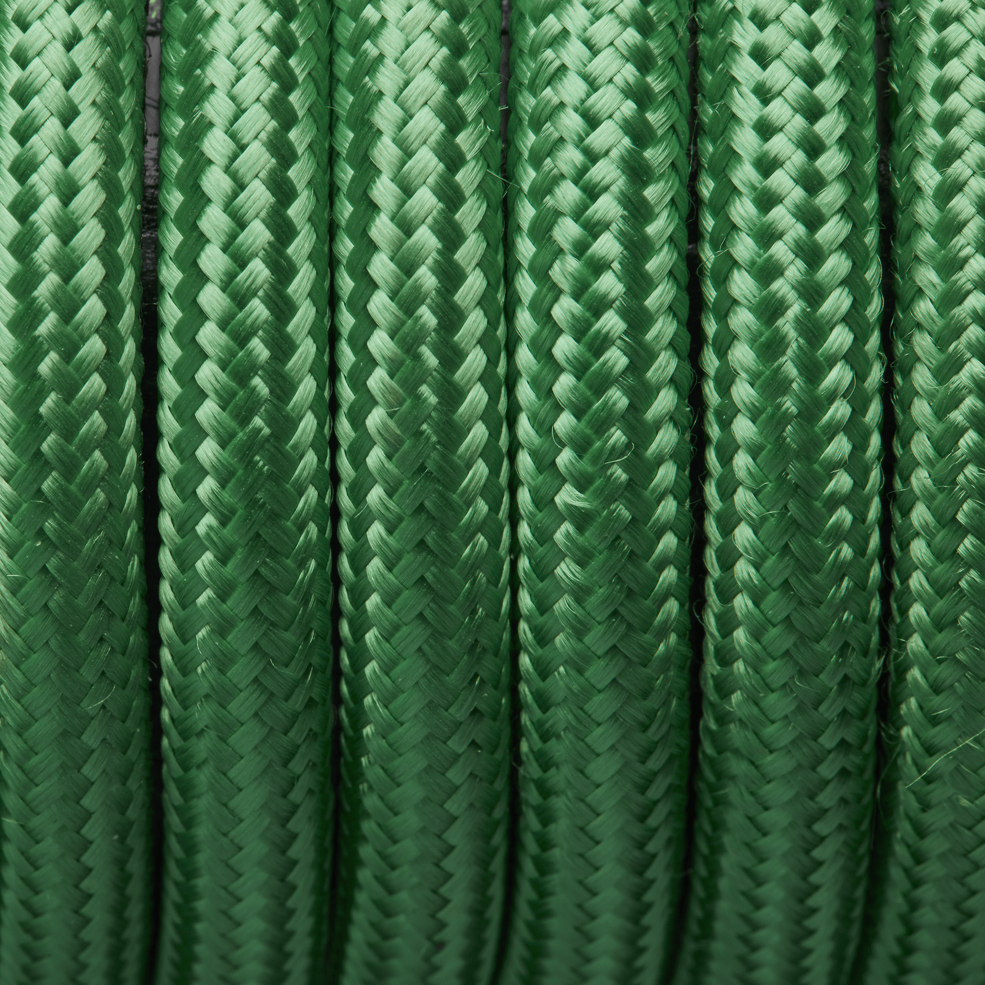 Light Green Round Fabric Flex - Braided Cloth Cable Lighting Wire Industville FL-R-LG